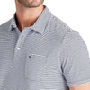 White Shep Stripe Edgartown Polo by Vineyard Vines - Country Club Prep