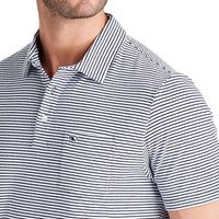 White Shep Stripe Edgartown Polo by Vineyard Vines - Country Club Prep