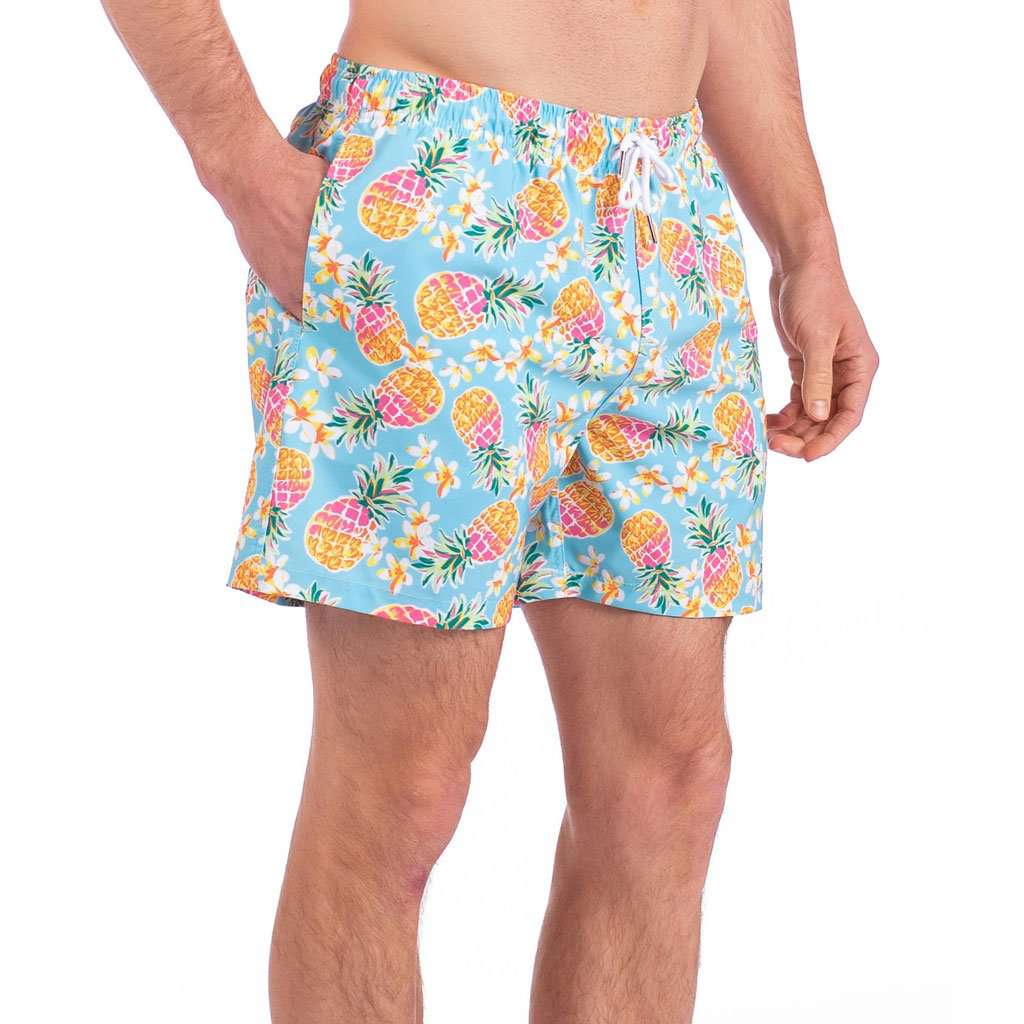 Pineapple Express Swim Trunk by The Southern Shirt Co. - Country Club Prep