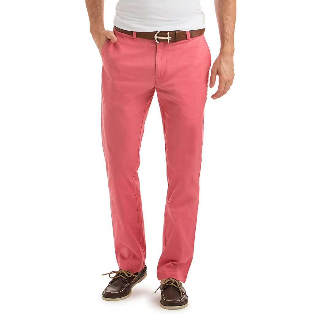 Stretch Breaker Pants in Lobster Reef by Vineyard Vines - Country Club Prep