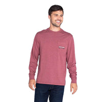 Mountain Stamp Long Sleeve Tee by The Southern Shirt Co. - Country Club Prep
