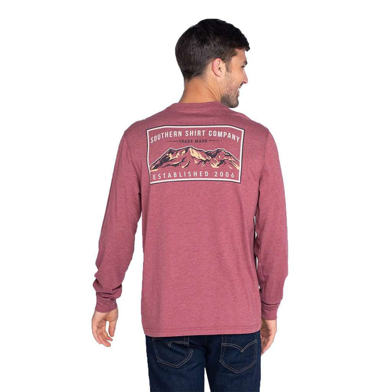 Mountain Stamp Long Sleeve Tee by The Southern Shirt Co. - Country Club Prep