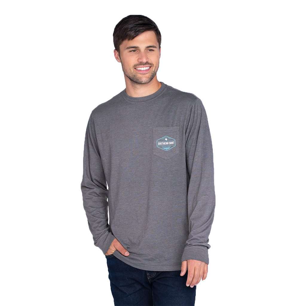 Tricolor Trout Long Sleeve Tee by The Southern Shirt Co. - Country Club Prep
