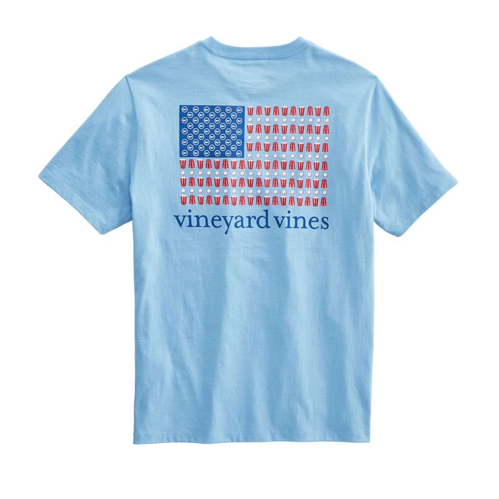 Vineyard Vines Men's Party in The USA Pocket T-Shirt
