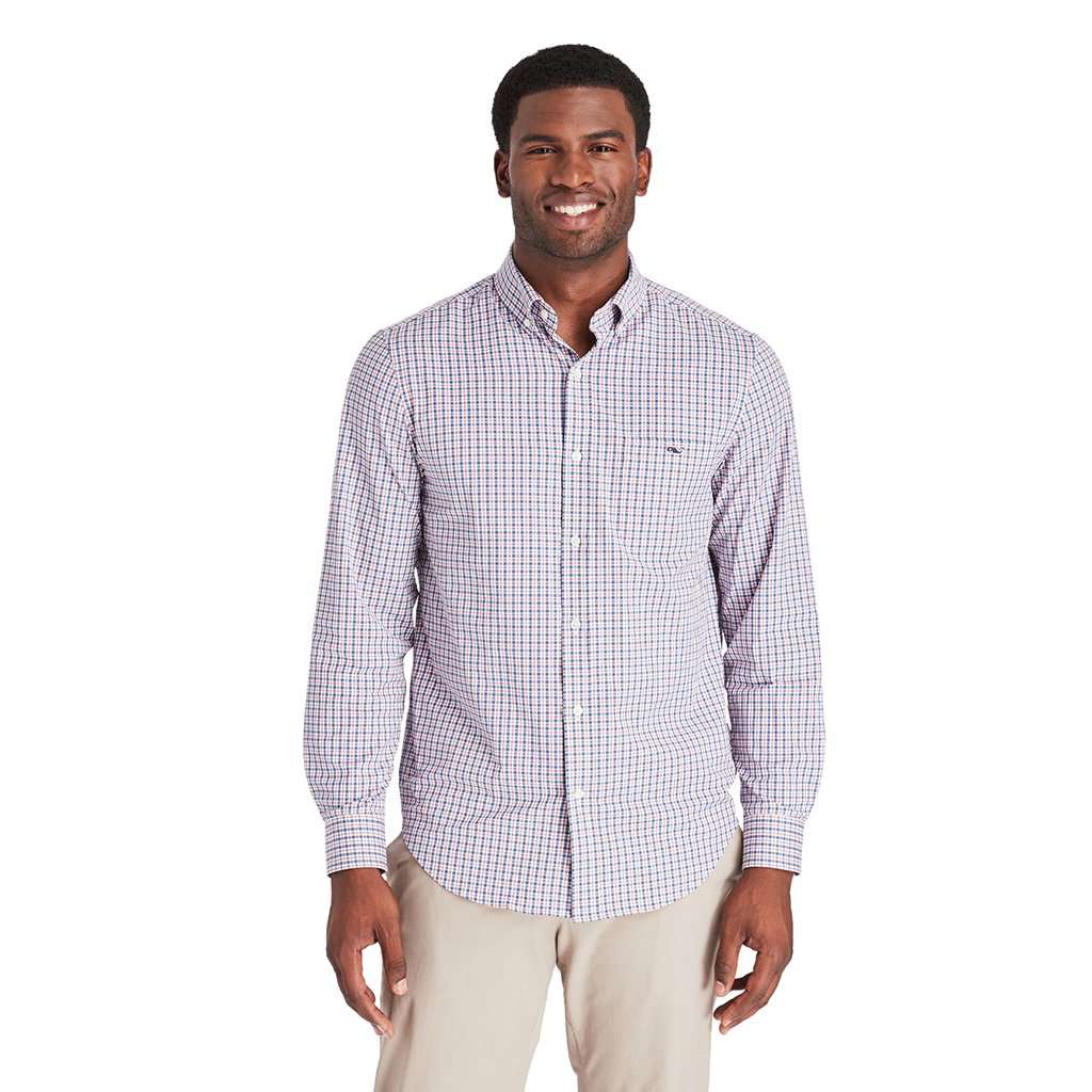 Auger Performance Tucker Shirt by Vineyard Vines - Country Club Prep