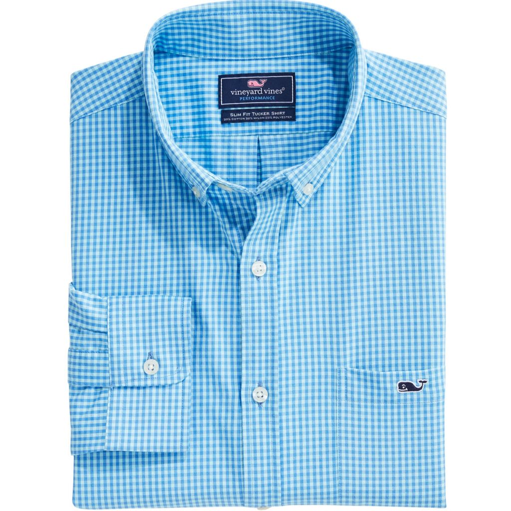 Custom Lemon Shark Performance Slim Tucker Shirt by Vineyard Vines - Country Club Prep