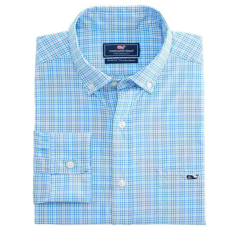 Vineyard Vines Boldwater Plaid Performance Slim Tucker Shirt in ...