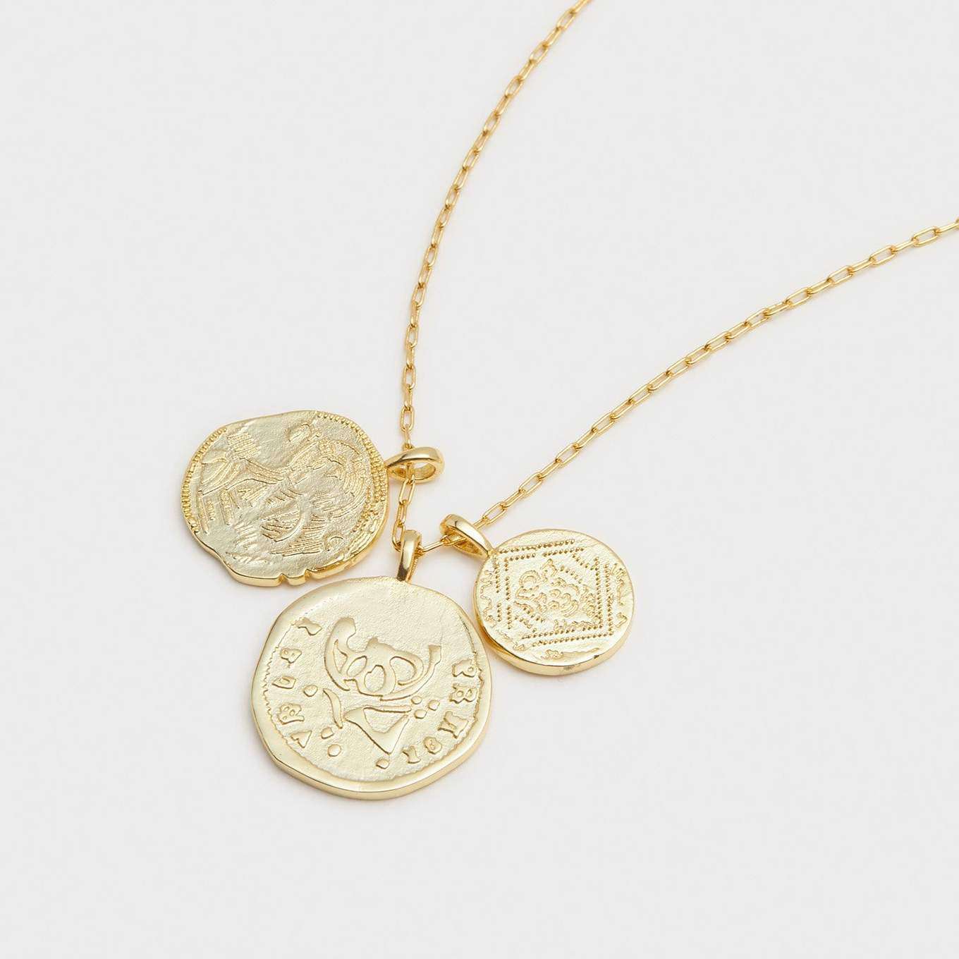 Ana Coin Pendant Necklace by Gorjana - Country Club Prep