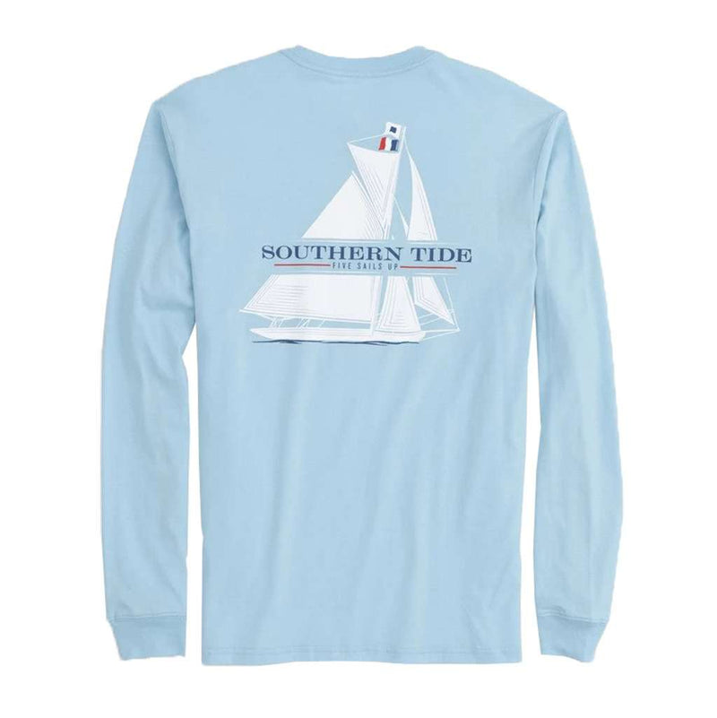 Long Sleeve Five Sails Up T-Shirt by Southern Tide - Country Club Prep