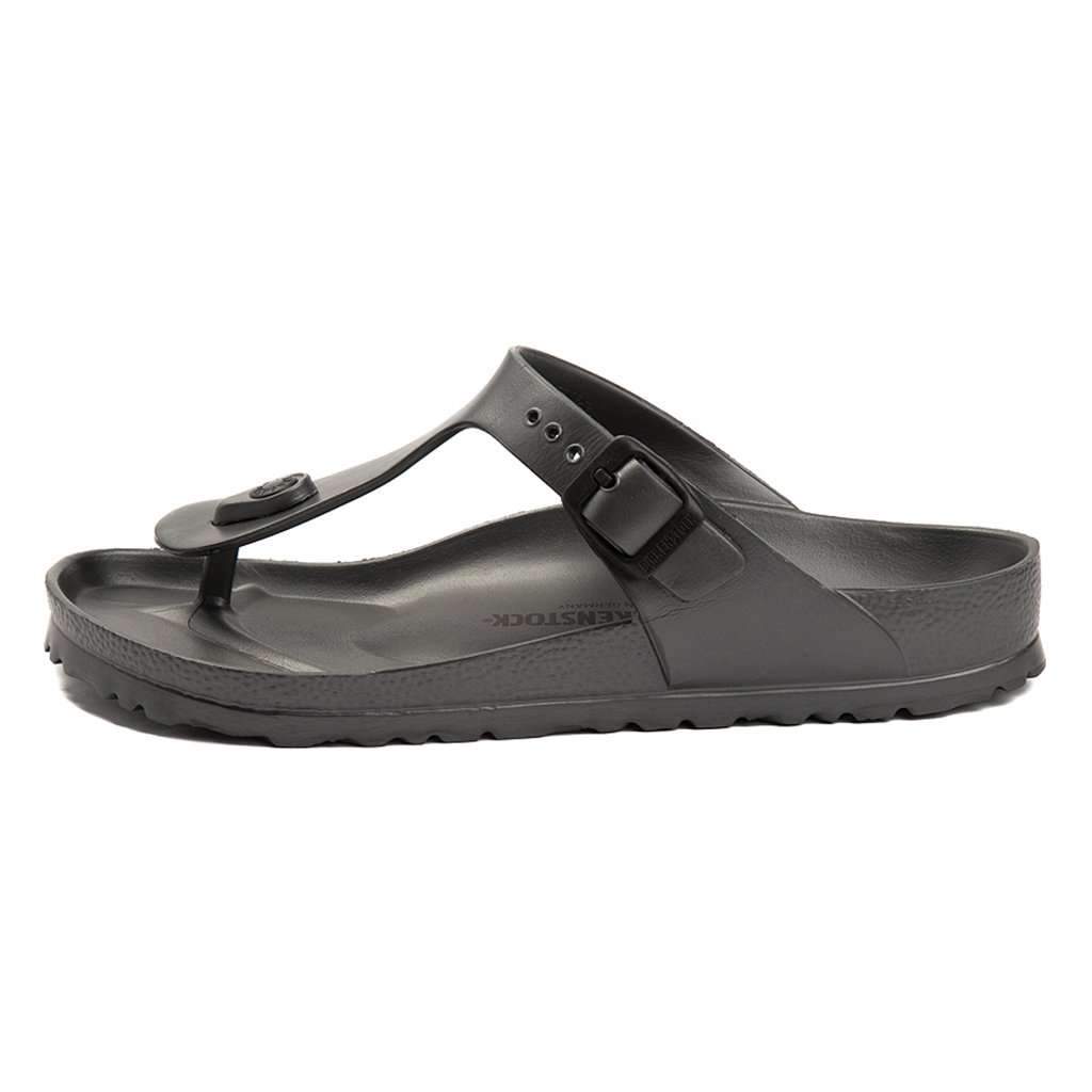 Women's Gizeh EVA Metallic Sandal in Anthracite by Birkenstock - Country Club Prep