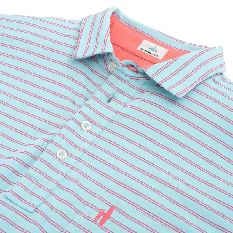 Marfa Stripe 4 Button Polo by Johnnie-O - Country Club Prep