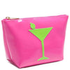 Medium Avery Case in Pink with Green Martini by Lolo - Country Club Prep