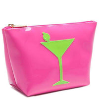 Medium Avery Case in Pink with Green Martini by Lolo - Country Club Prep