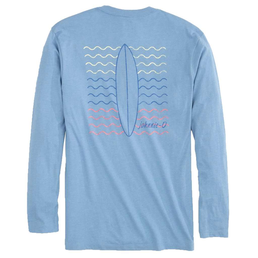 Ripple Long Sleeve T-Shirt by Johnnie-O - Country Club Prep