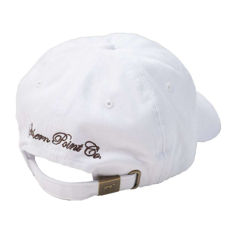 SPC White Twill Hat by Southern Point Co. - Country Club Prep