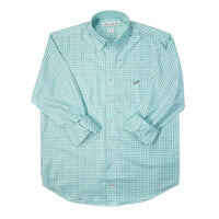 The Hadley Shirt in Emerald Check by Southern Point Co. - Country Club Prep