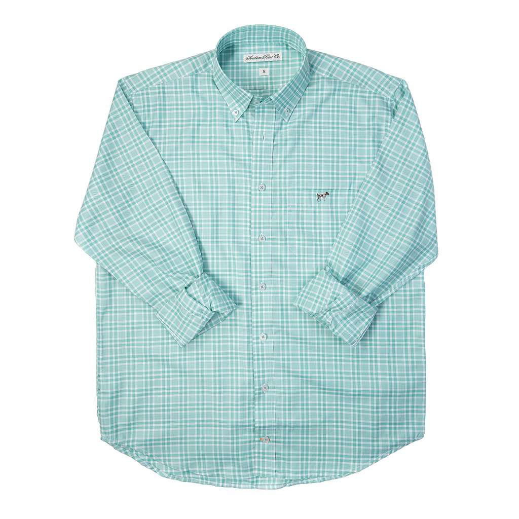 The Hadley Shirt in Emerald Check by Southern Point Co. - Country Club Prep