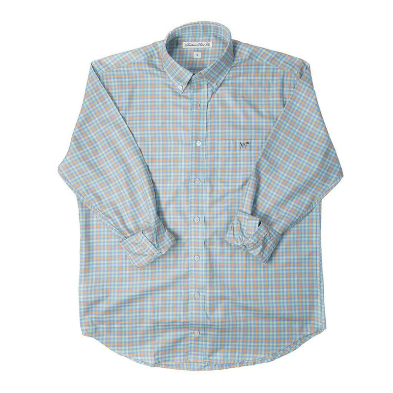 The Hadley Shirt in Lime Tattersall by Southern Point Co. - Country Club Prep