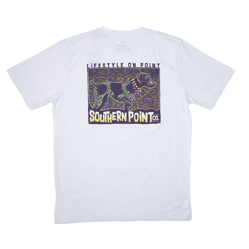 Mardi Gras Greyton in White by Southern Point Co. - Country Club Prep