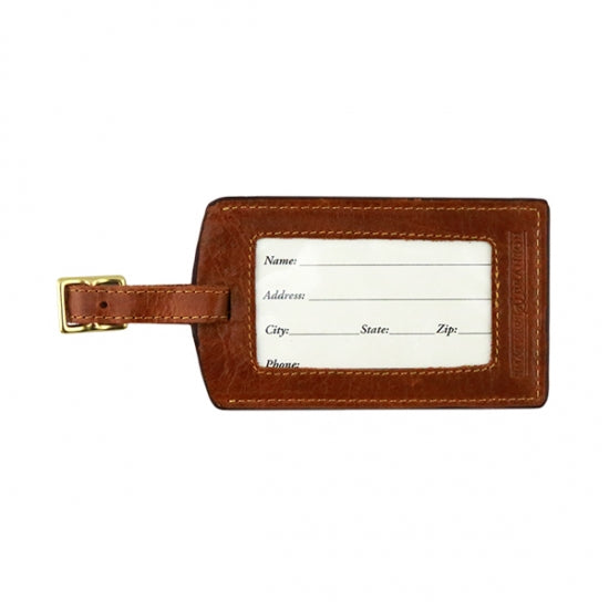 Out of Office Needlepoint Luggage Tag by Smathers & Branson - Country Club Prep