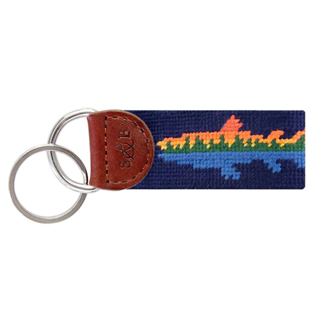 Lake Trout Needlepoint Key Fob by Smathers & Branson - Country Club Prep
