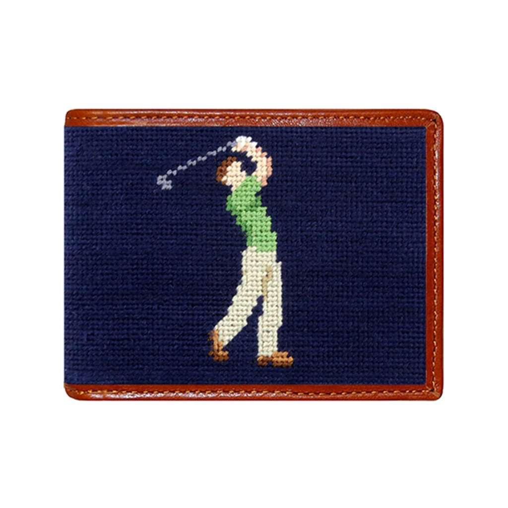 Mulligan Needlepoint Bi-Fold Wallet by Smathers & Branson - Country Club Prep