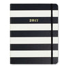 2017 - 17 Month Large Agenda in Black Stripe by Kate Spade New York - Country Club Prep