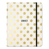 2017 - 17 Month Large Agenda in Gold Dots by Kate Spade New York - Country Club Prep