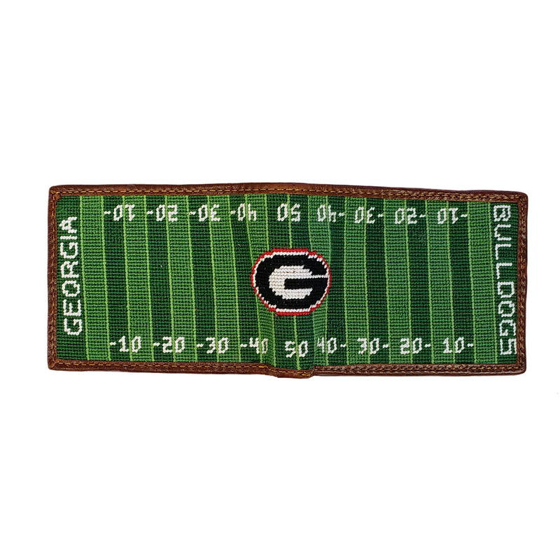 UGA Sanford Stadium Needlepoint Wallet by Smathers & Branson - Country Club Prep