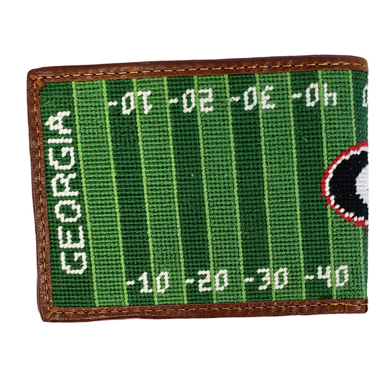 UGA Sanford Stadium Needlepoint Wallet by Smathers & Branson - Country Club Prep