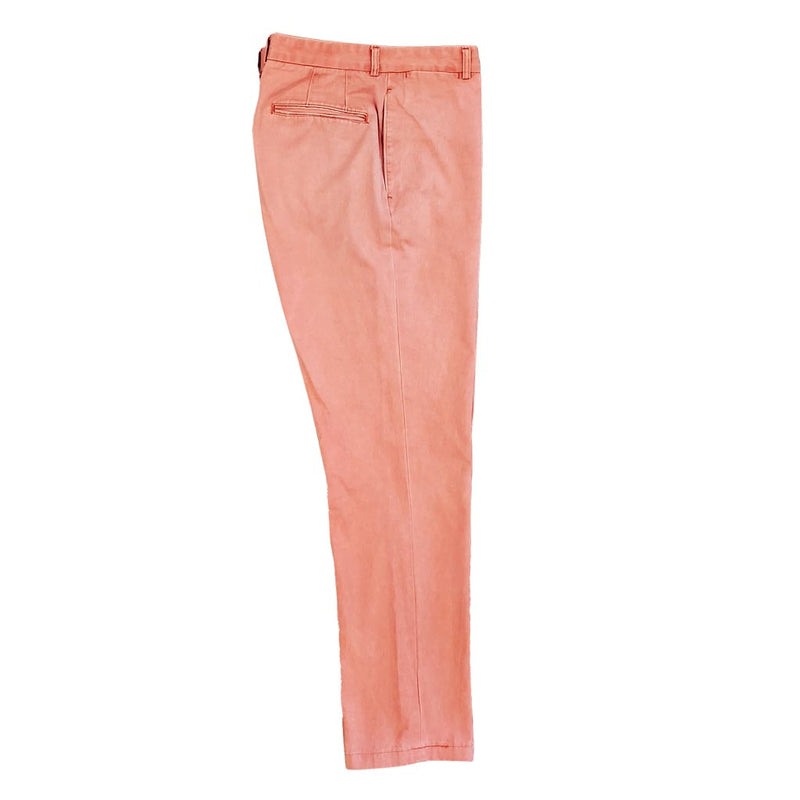 Plain Front Pants in Faded Red by Country Club Prep - Country Club Prep