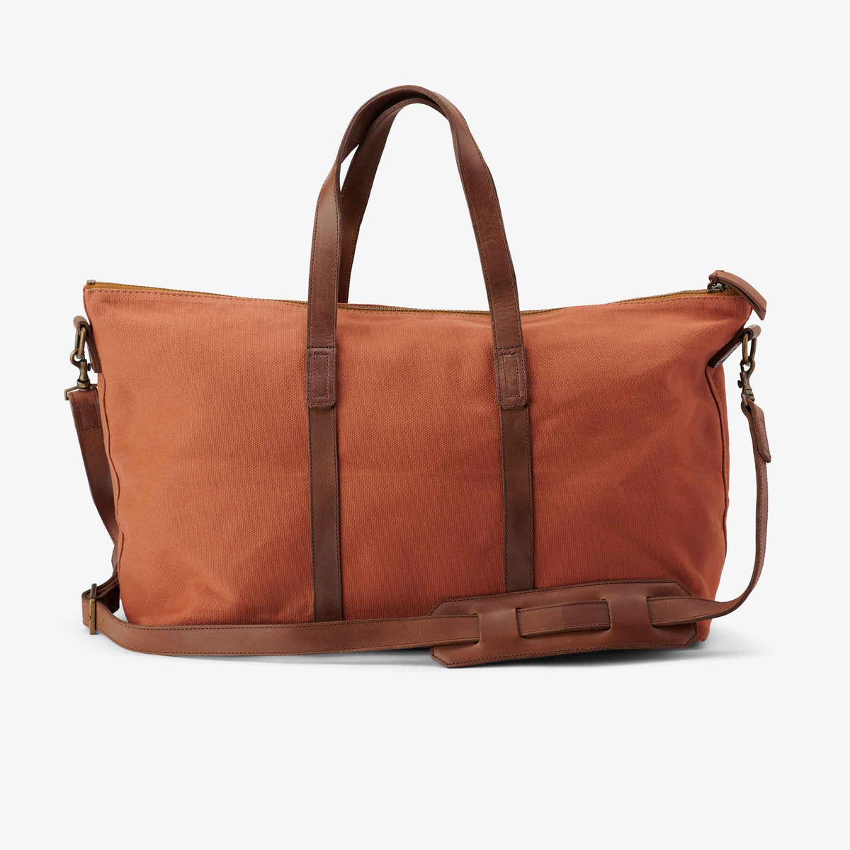 Canvas Weekender Crossbody Bag in Amber by Nisolo - Country Club Prep