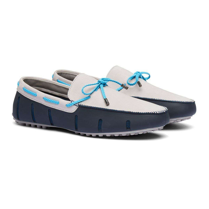 Braided Lace Lux Loafer Driver Nubuck by SWIMS - Country Club Prep