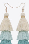 Layered Tassel Earrings - Country Club Prep