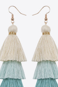 Layered Tassel Earrings - Country Club Prep