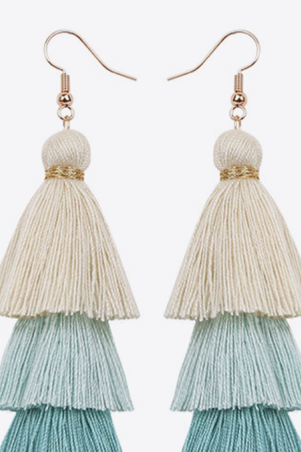 Layered Tassel Earrings - Country Club Prep