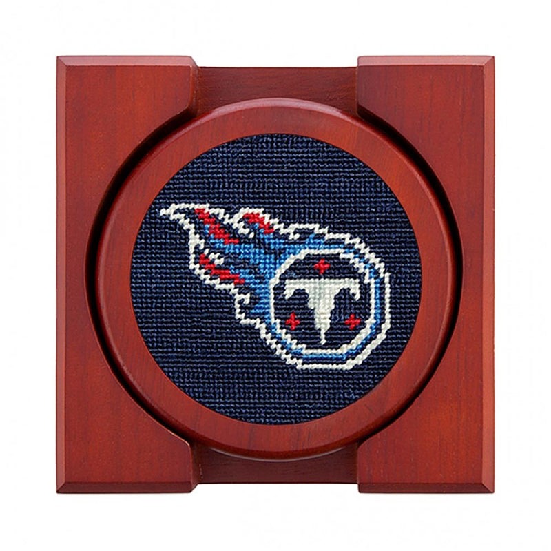 Tennessee Titans Needlepoint Coasters by Smathers & Branson - Country Club Prep