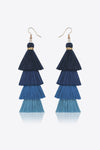 Layered Tassel Earrings - Country Club Prep