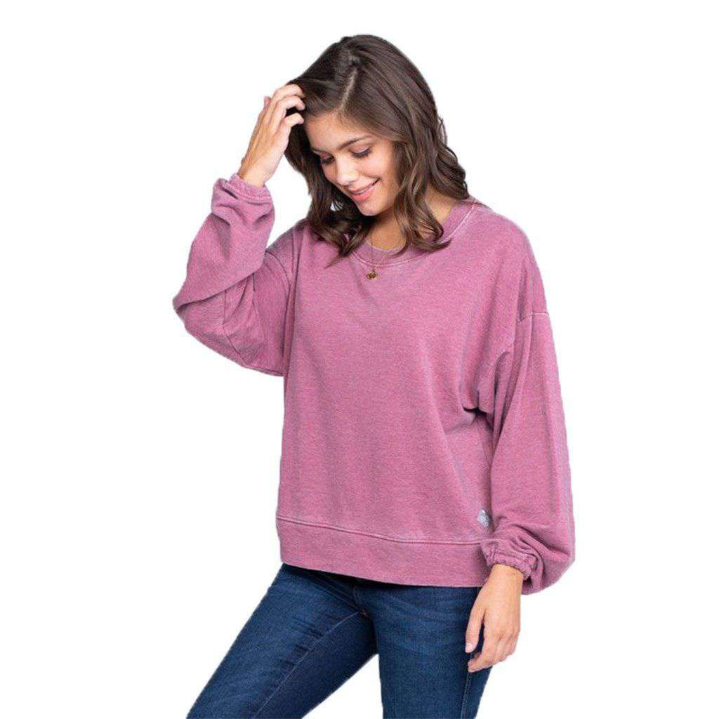 Bella Burnout Sweater by The Southern Shirt Co. - Country Club Prep
