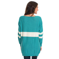 Varsity Sweater in Baltic by The Southern Shirt Co. - Country Club Prep