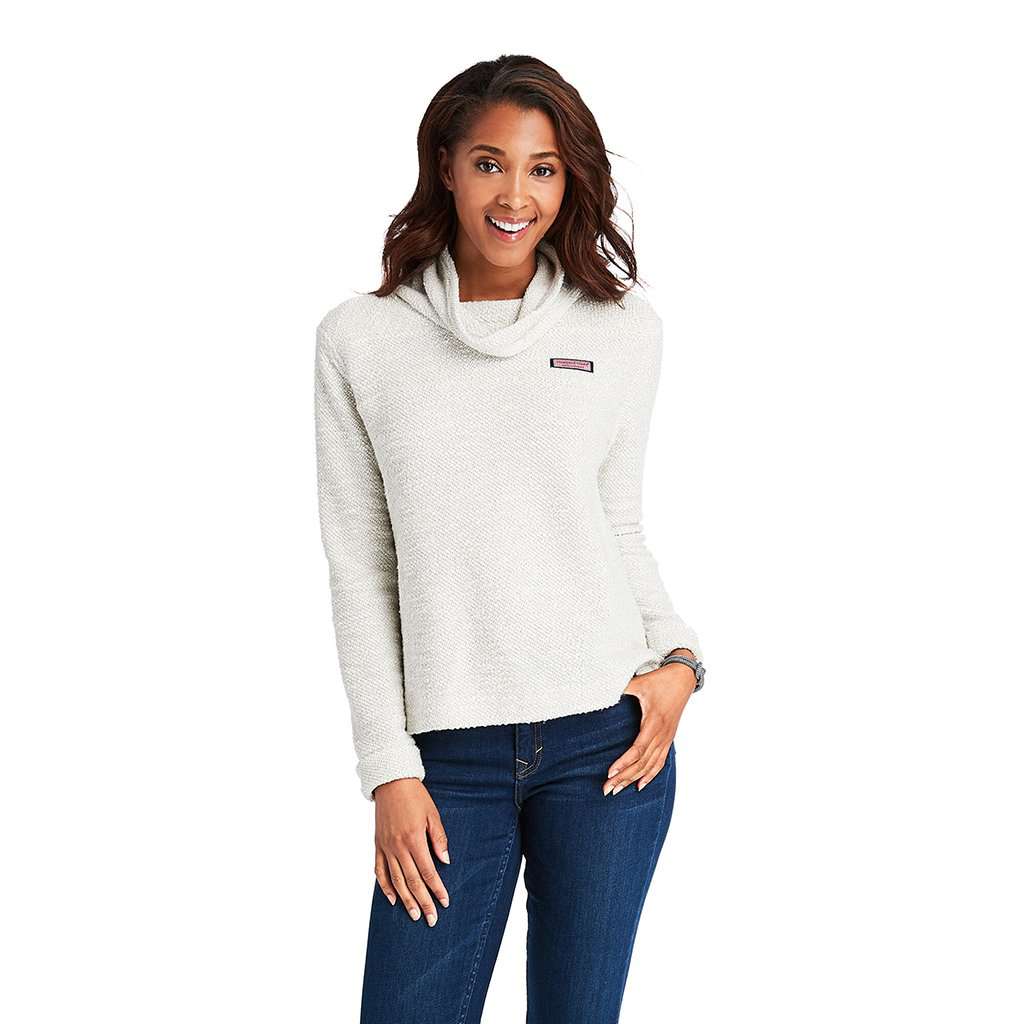 Bonfire Relaxed Funnel Neck Shep Shirt by Vineyard Vines - Country Club Prep