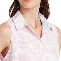 Fine Striped Margo Shirt Dress by Vineyard Vines - Country Club Prep