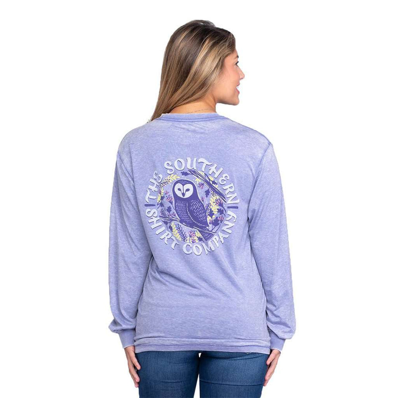 Owl Night Long Long Sleeve Tee by The Southern Shirt Co. - Country Club Prep