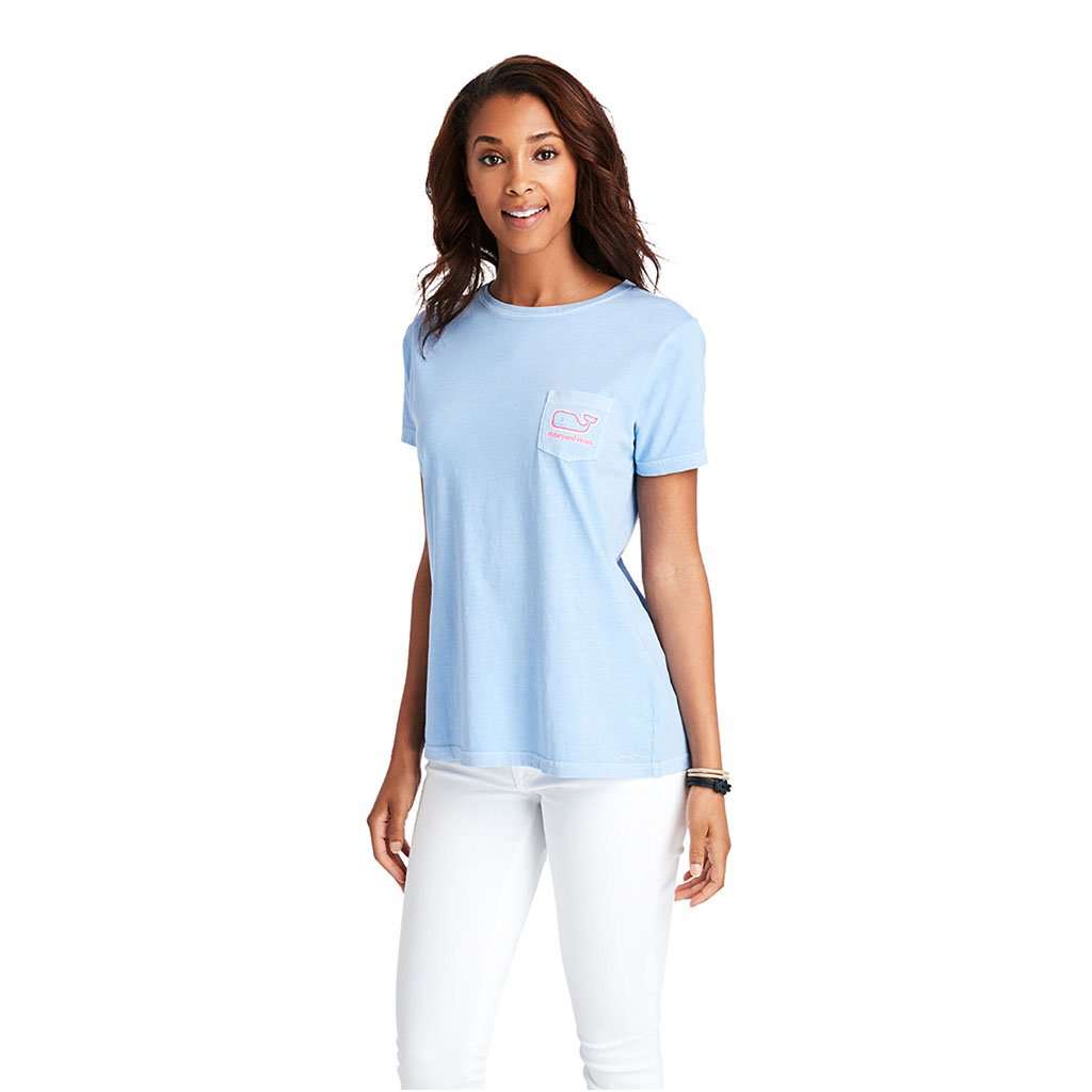 Women's Radiant Whale Pocket Tee by Vineyard Vines - Country Club Prep