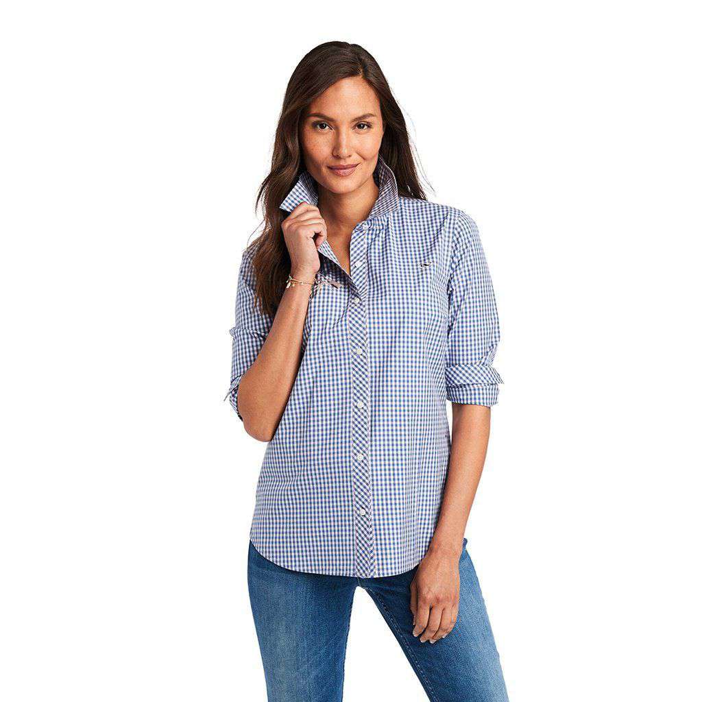 Alicetown Gingham Chilmark Classic Button Down by Vineyard Vines - Country Club Prep