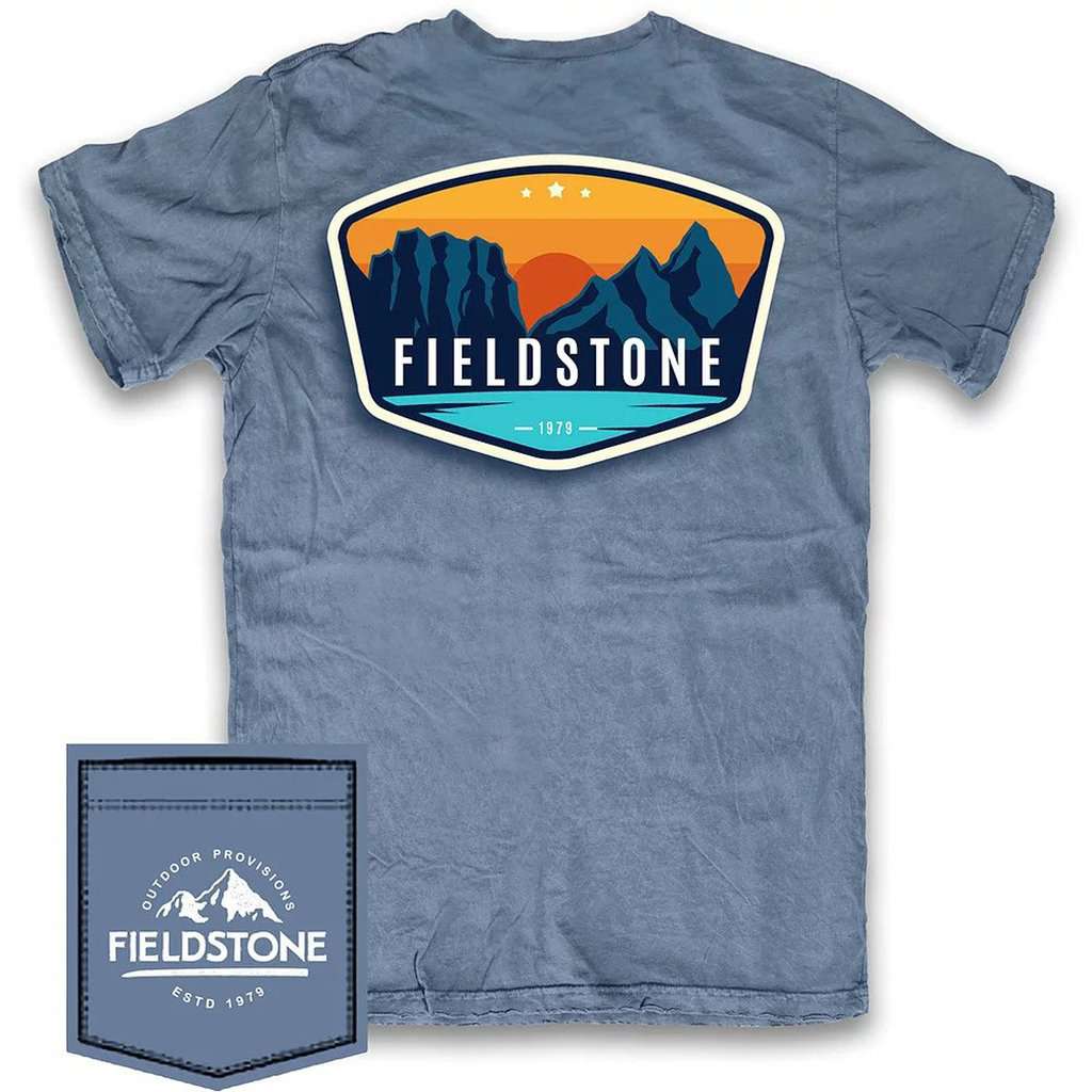 Mountain View Tee Shirt by Fieldstone Outdoor Provisions Co. - Country Club Prep