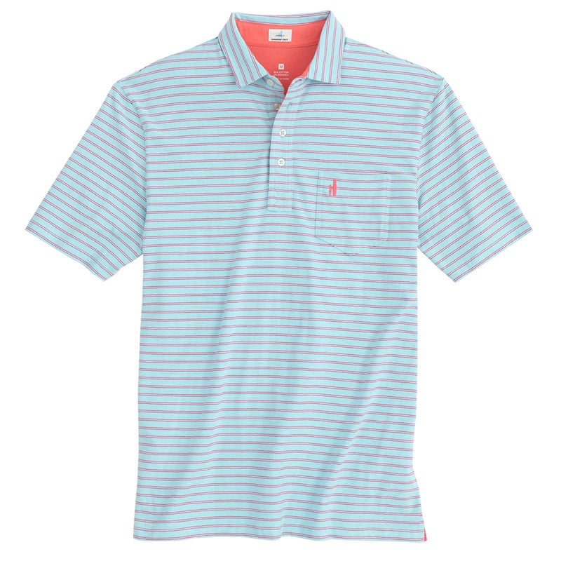 Marfa Stripe 4 Button Polo by Johnnie-O - Country Club Prep