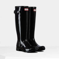 Women's Original Tall Gloss Rain Boots by Hunter - Country Club Prep