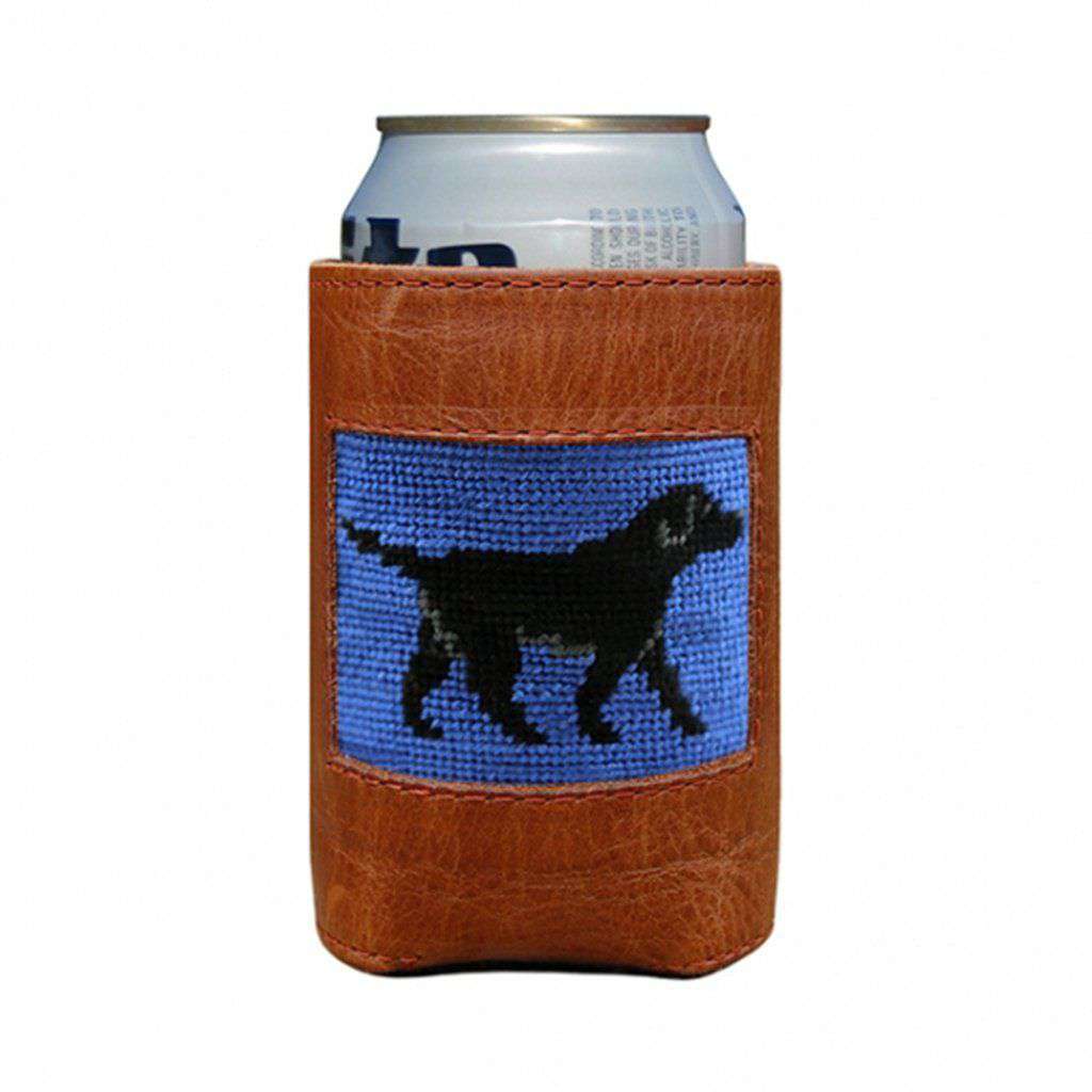 Black Lab Needlepoint Can Holder by Smathers & Branson - Country Club Prep