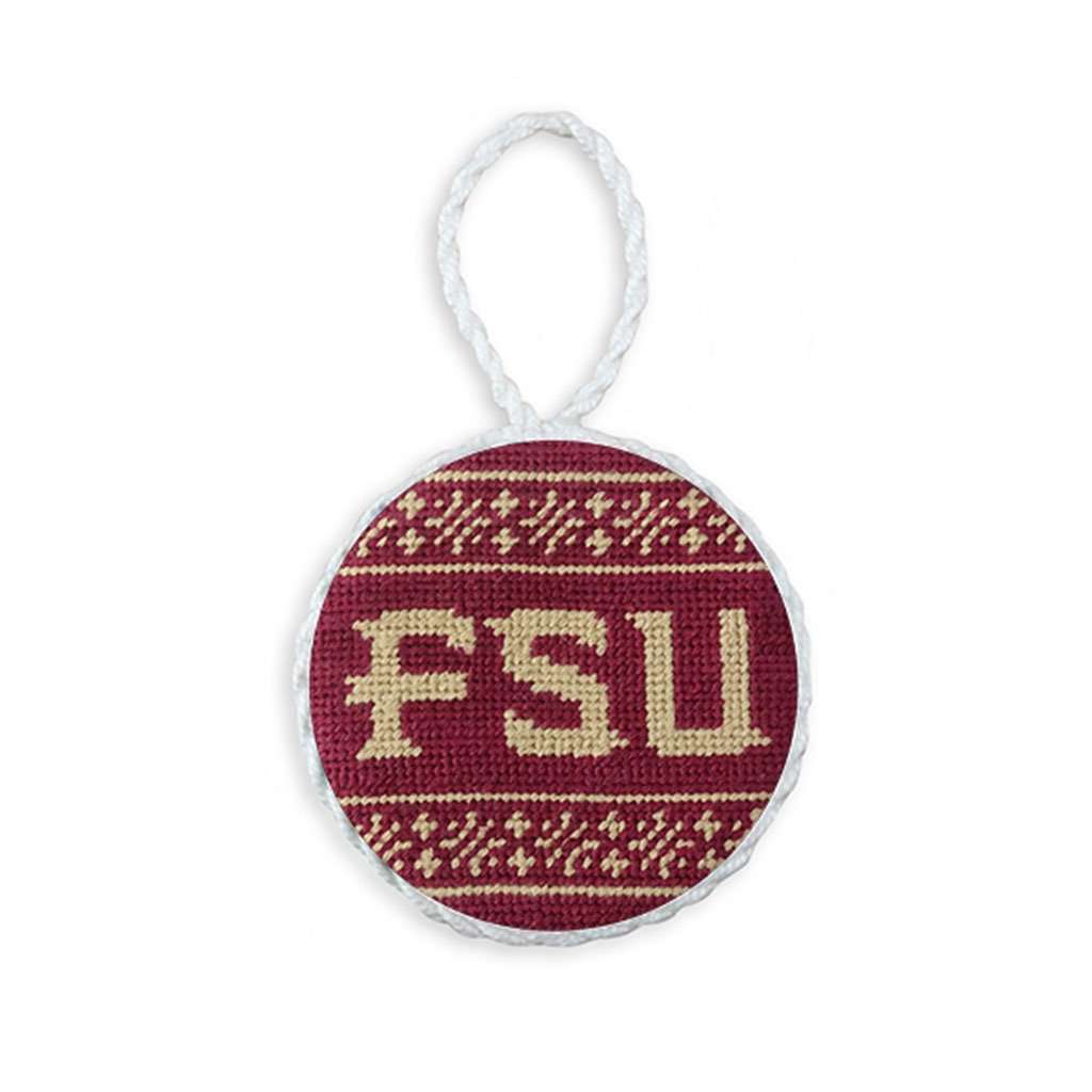 Florida State Fairisle Needlepoint Ornament by Smathers & Branson - Country Club Prep